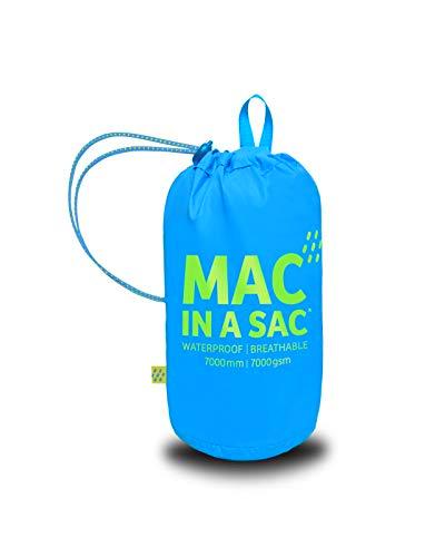 Mac in a Sac 923 NEOBLUXXL - Chaqueta impermeable unisex con bolsillo para almacenamiento