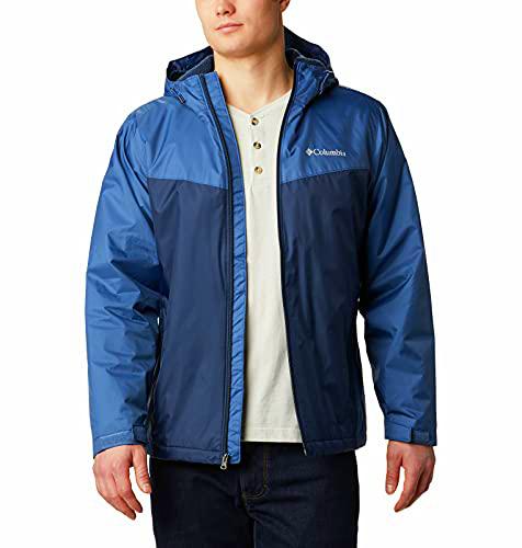 Columbia Glennaker Sherpa - Chaqueta impermeable para hombre Aviso nocturno/colegiado