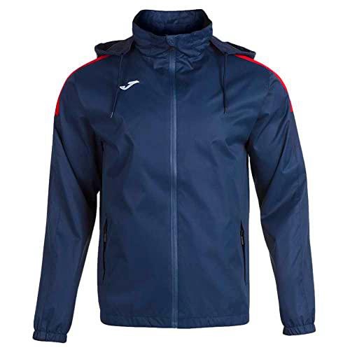 Joma XL Anorak Urban IV, Unisex-Adult, Marino-Rojo