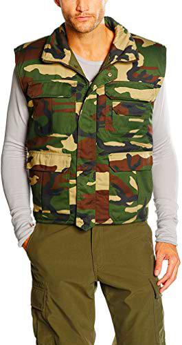 Mil-Tec Ranger Chaqueta, Woodland, Small Unisex Adulto