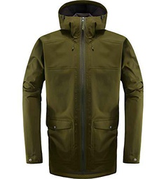 Haglöfs Eco Proof Chaqueta, Hombre, Deep Woods, XS