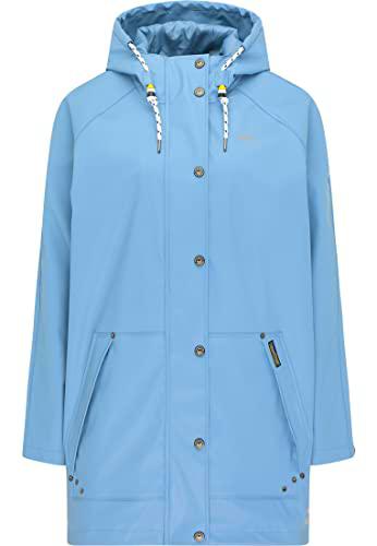 SCHMUDDELWEDDA 34311959 Impermeable, Azul Denim, M-L para Mujer