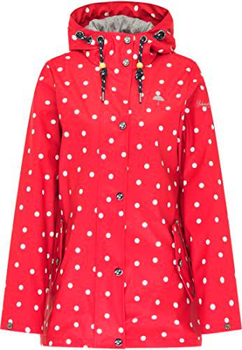 SCHMUDDELWEDDA Chubasquero con Estampado, Red Dots AOP