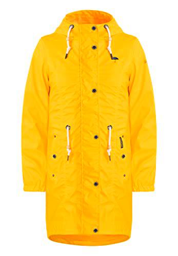 SCHMUDDELWEDDA Chubasquero Abrigo para Lluvia, Amarillo