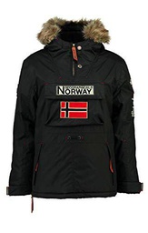 Geographical Norway Parka de Hombre-Boomerang-Negro-XL, Black