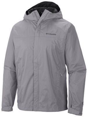 Columbia Watertight II Jacket Chubasquero, Gris, XL Largo para Hombre