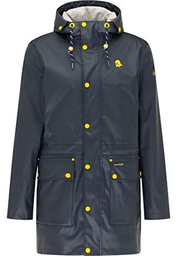 SCHMUDDELWEDDA 36312319 Impermeable, Azul Marino, L para Hombre