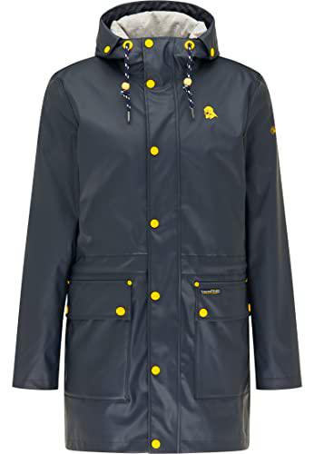 SCHMUDDELWEDDA 36312319 Impermeable, Azul Marino, L para Hombre