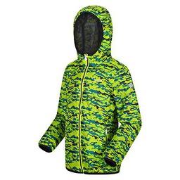 Regatta Printed Lever, Bright Kiwi Camo, 11 Years Unisex