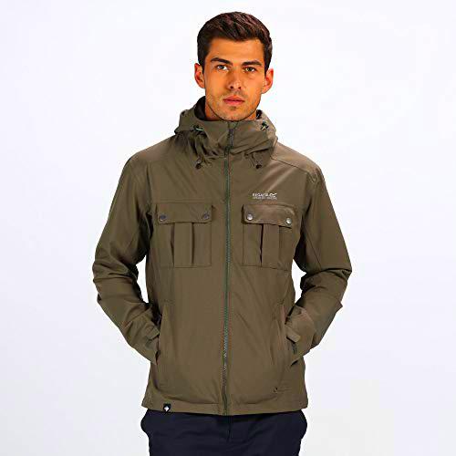 Regatta Chaqueta impermeable y transpirable con capucha para hombre Tarnel