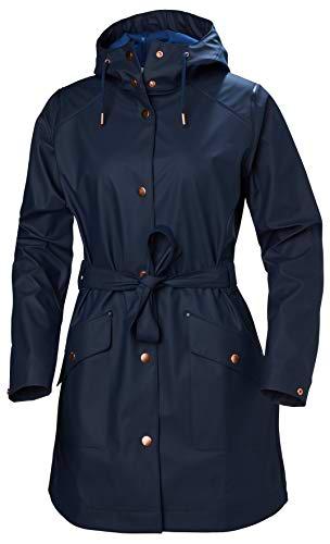 Helly Hansen W Kirkwall Raincoat Jacket, Mujer, Azul Navy, L