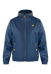 SCHMUDDELWEDDA Chubasquero Chaqueta para Lluvia, Azul Oscuro