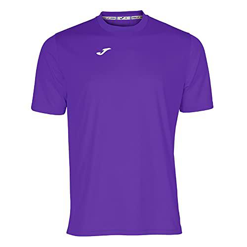 Joma Combi - Camiseta de Manga Corta, Hombre, Violeta, M