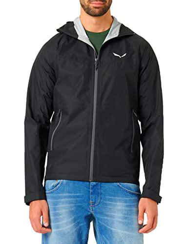 SALEWA PUEZ (AQUA 3) PTX M JKT, Chaqueta, Hombre, Negro (Black Out/0730), 48/M