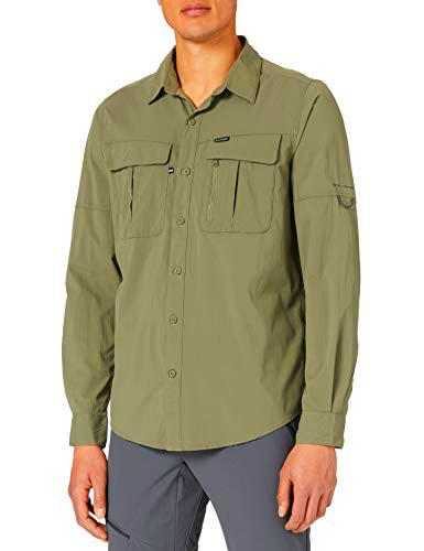 Columbia Newton Ridge Camisa de Manga Larga, Hombre