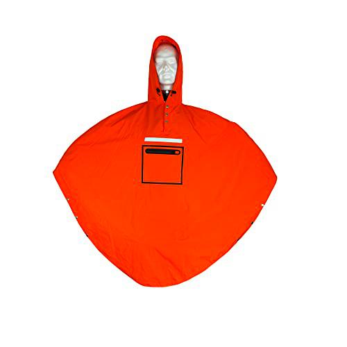 The people's poncho Poncho 3.0, Hardy Orange, Talla única Unisex Adulto