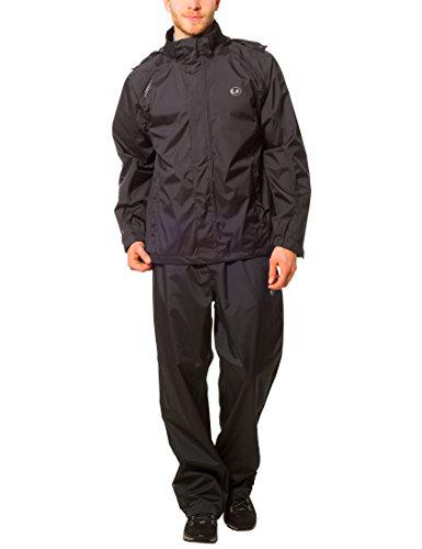 Ultrasport Traje Impermeable para Hombre Harry - Traje de Lluvia para Moto o Ciclismo