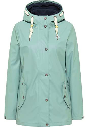 SCHMUDDELWEDDA 34318614 Chaqueta de Lluvia, Menta ahumada