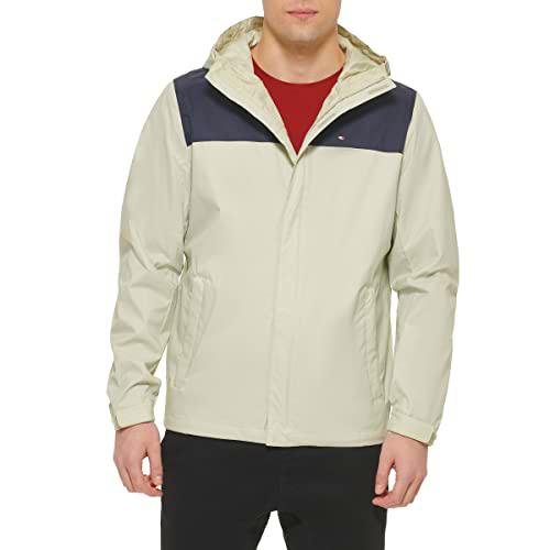 Tommy Hilfiger Chaqueta con Capucha Ligera, Transpirable