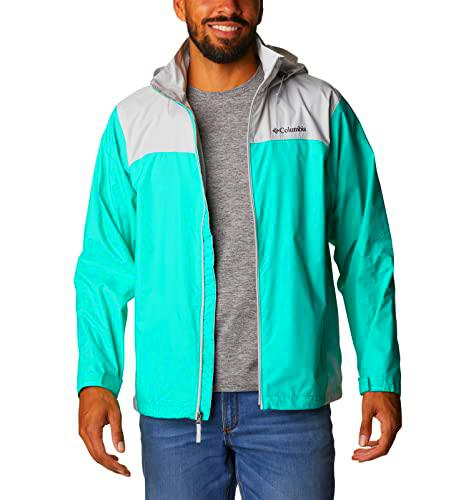 Columbia Glennaker Lake-Chubasquero, Electric Turquesa Nimbus Grey