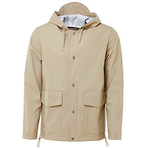 RAINS Short Hooded Coat Sudadera con Capucha, Hombre