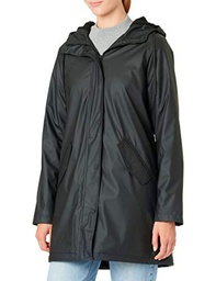 ONLY TALL Onlsally Otw Fn-Chubasquero Chaqueta para Lluvia, Negro