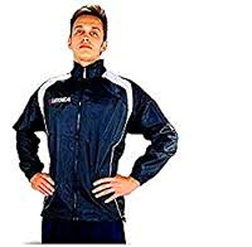 LEGEA Vent Cazadora Impermeable, Hombre, Azul/Blanco, Medium