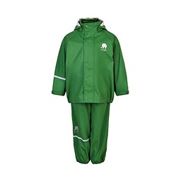 Celavi Basic Rainwear Set-Solid PU Chubasquero, ELM Green