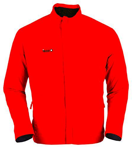 Izas Hidden Chaqueta de Running Impermeable, Unisex Adulto, Rojo, L