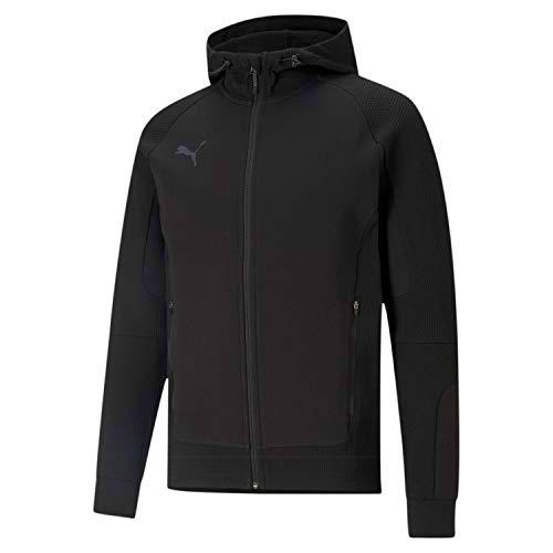 PUMA Top Deportivo teamCUP Casuals Hooded Jacket, Puma Black, XXL