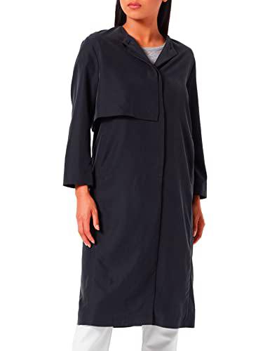 Sisley Raincoat 28J6LN00N Chaqueta, Black 100, 36 De Las Mujeres