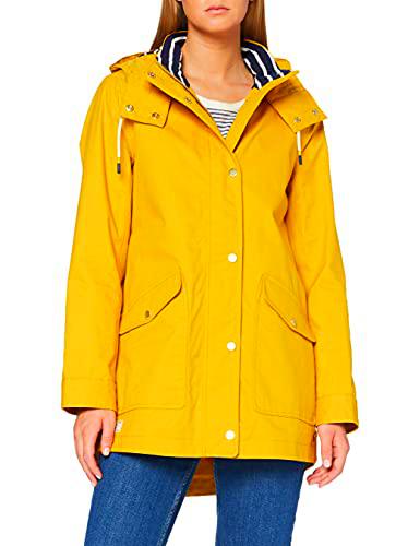 Joules Costa Chaqueta Impermeable, Oro Envejecido, 38 para Mujer