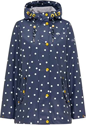 SCHMUDDELWEDDA Anorak, Marine Dots AOP, XS para Mujer