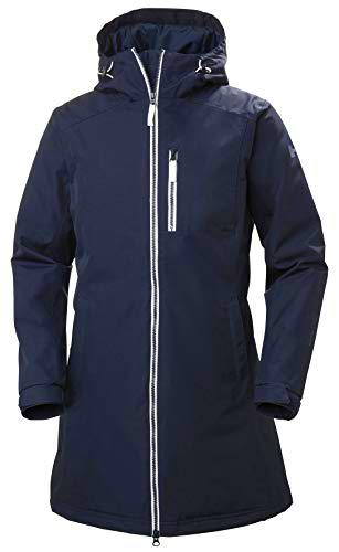 Helly Hansen W Long Belfast Jacket Chaqueta, Mujer, Navy, L