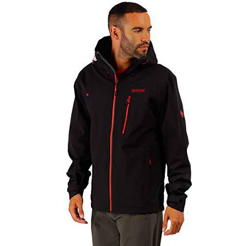 Regatta Chaqueta Birchdale con Capucha Impermeable y Transpirable técnica para Caminar al Aire Libre