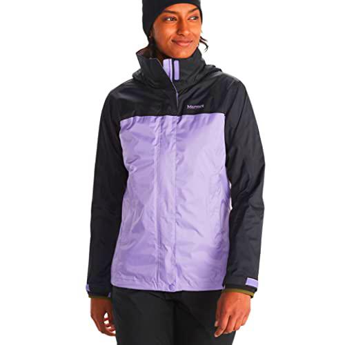 Marmot Mujer Wm's PreCip Eco Jacket, Chaqueta impermeable para lluvia