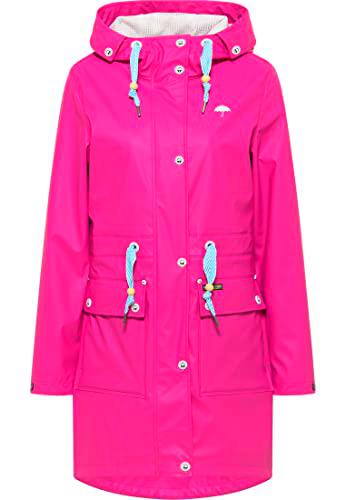 SCHMUDDELWEDDA Chubasquero, Rosa Fucsia, XXL para Mujer