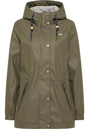 SCHMUDDELWEDDA Chubasquero Chaqueta para Lluvia, Verde Oliva