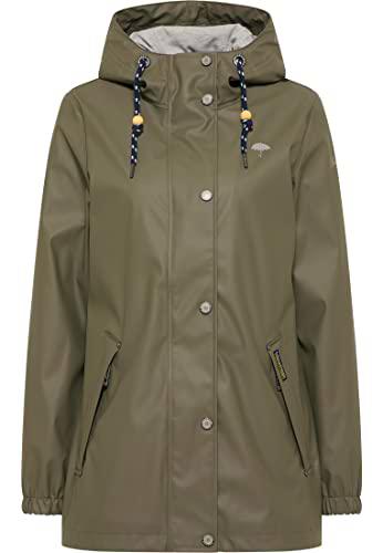 SCHMUDDELWEDDA Chubasquero Chaqueta para Lluvia, Verde Oliva