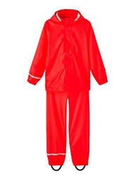 NAME IT NKNDRY Rain Set Noos Impermeable, High Risk Red