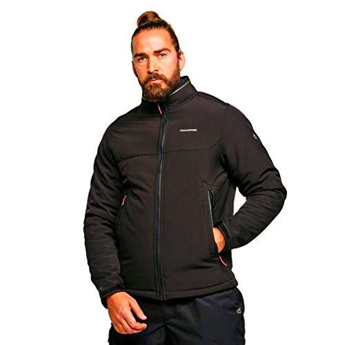 Craghoppers Nerva Chubasquero, Negro, L-Pecho 107 cm para Hombre