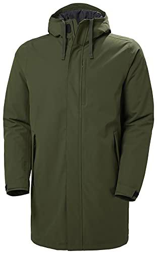 Helly Hansen Mono Material Ins Rain, Verde Utilitario, XL