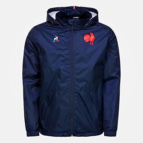 Le Coq Sportif Ffr Training Rain Jacket M Dress Blues Chubasquero, Mujer, L