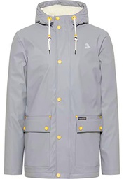 SCHMUDDELWEDDA Chubasquero, Gris, M para Hombre