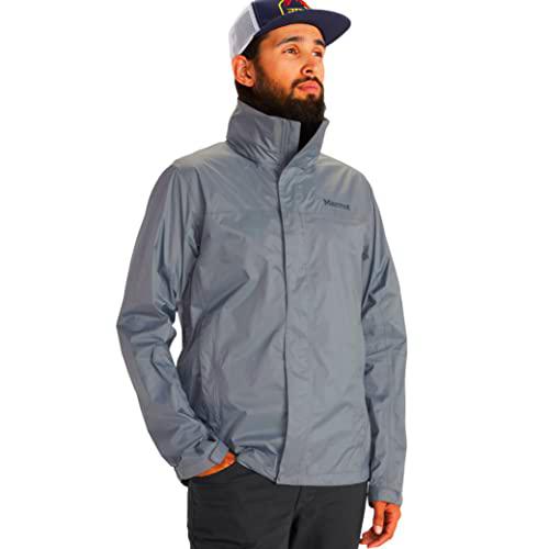 Marmot Precip - Chaqueta Impermeable para Hombre Gargoyle Talla:Mediano