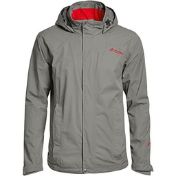 maier sports Metor M Chaqueta de Exterior, Pewter/Salsa