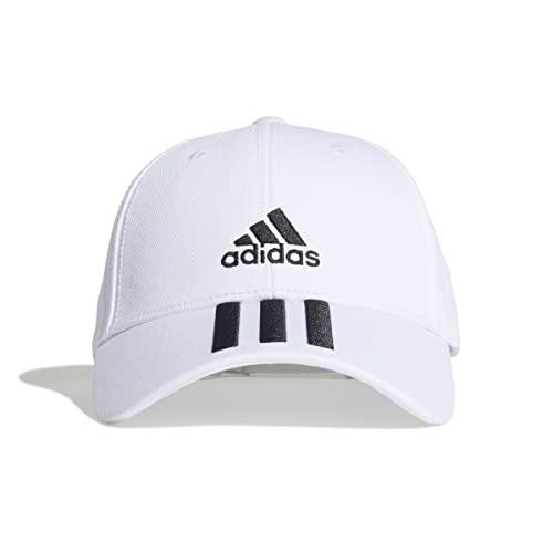 adidas Bball 3S Cap CT Gorra, Unisex Adulto, White/Black/Black, OSFM