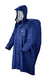 Ferrino 78121HBBSM.1SIZ Poncho, Azul, Talla única Adultos Unisex