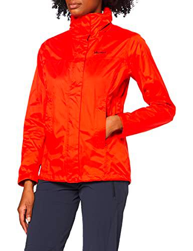 Marmot Wm's Precip Eco Jacket Chubasquero rígido, Chaqueta impermeable