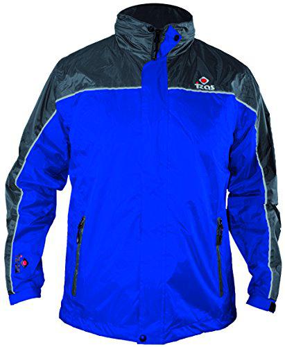 Izas Elqui Chaqueta Impermeable, Hombre, Azul Royal/Gris Oscuro, S